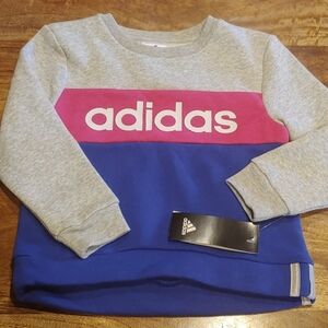 NWT Adidas Pink, Blue abd Grey Sweatshirt